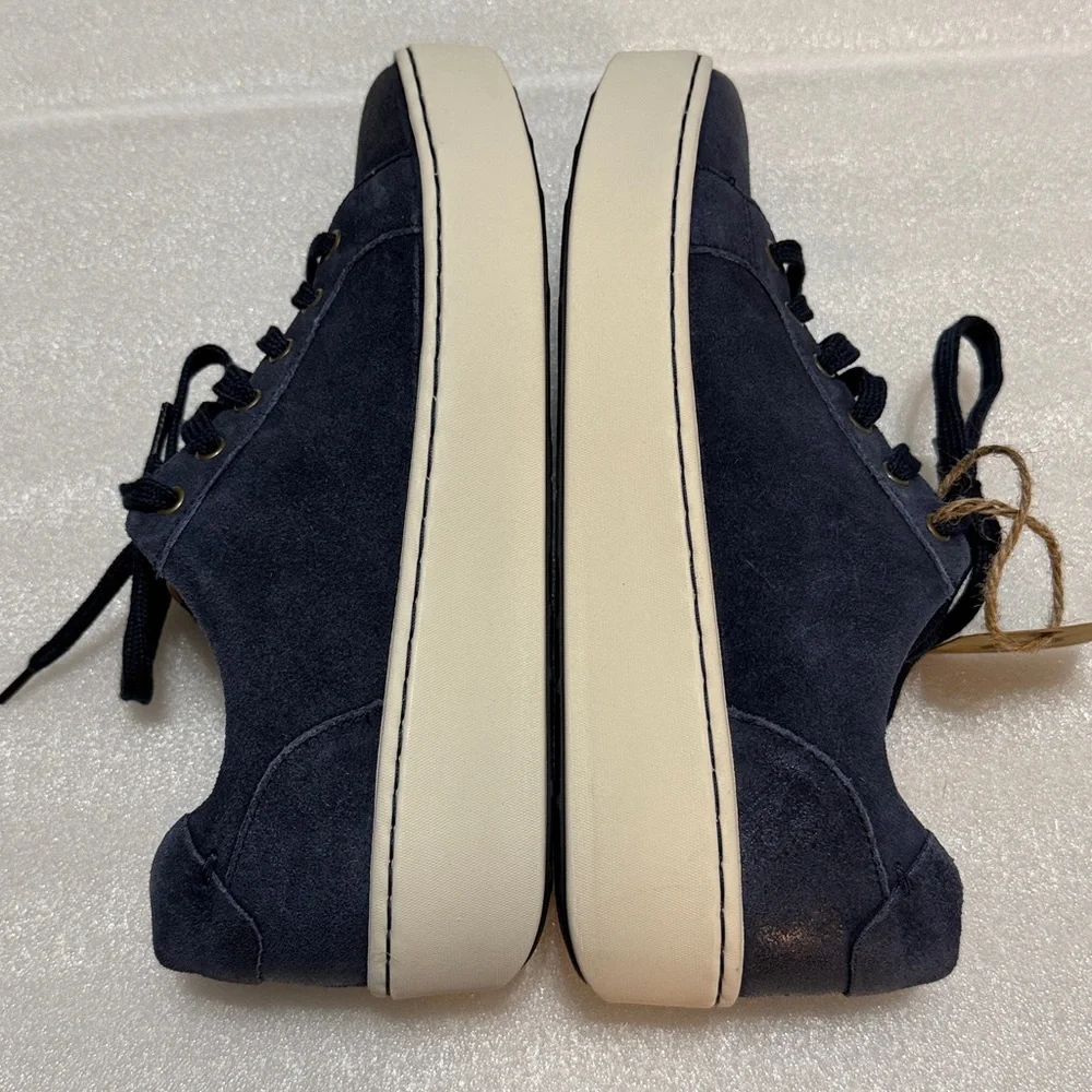 Born Mira Leather Suede Platform Sneakers 8.5 NWT